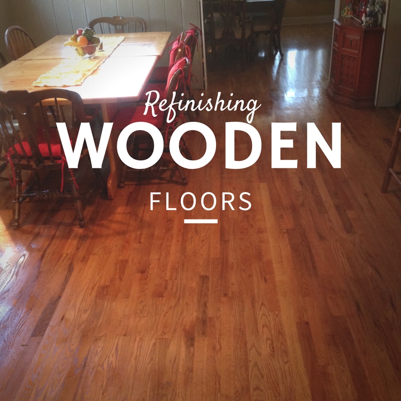 Refinishing wooden floors